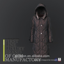 Customized Wholesale High Quality Wowen Long Down jacket